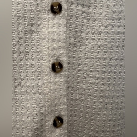 Urban Outfitters Out From Under White Waffle Knit Top - Picture 2 of 5